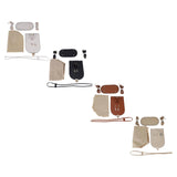 Maxbell PU Leather Bag Making Kit DIY Crochet Bag Set for Crossbody Handbag Supplies White