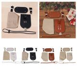 Maxbell PU Leather Bag Making Kit DIY Crochet Bag Set for Crossbody Handbag Supplies White
