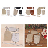 Maxbell PU Leather Bag Making Kit DIY Crochet Bag Set for Crossbody Handbag Supplies White