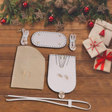 Maxbell PU Leather Bag Making Kit DIY Crochet Bag Set for Crossbody Handbag Supplies White