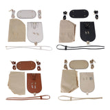 Maxbell PU Leather Bag Making Kit DIY Crochet Bag Set for Crossbody Handbag Supplies White