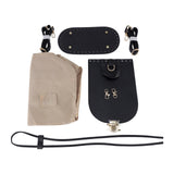 Maxbell PU Leather Bag Making Kit DIY Crochet Bag Set for Crossbody Handbag Supplies Black