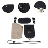 Maxbell PU Leather Bag Making Kit DIY Crochet Bag Set for Crossbody Handbag Supplies Black