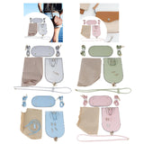 Maxbell Handmade PU Leather Bag Making Kit Shoulder Strap with Hardware Accessory Silver