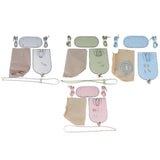 Maxbell Handmade PU Leather Bag Making Kit Shoulder Strap with Hardware Accessory Silver