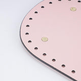 Maxbell Handmade PU Leather Bag Making Kit Shoulder Strap with Hardware Accessory Pink