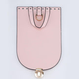 Maxbell Handmade PU Leather Bag Making Kit Shoulder Strap with Hardware Accessory Pink
