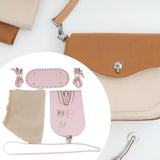 Maxbell Handmade PU Leather Bag Making Kit Shoulder Strap with Hardware Accessory Pink