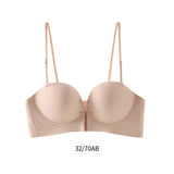 Maxbell Front Closure Bra Women Nonslip Wireless Bra for Daily Work Commuting Travel S