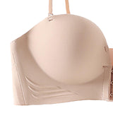 Maxbell Front Closure Bra Women Nonslip Wireless Bra for Daily Work Commuting Travel S