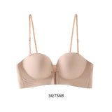 Maxbell Front Closure Bra Women Nonslip Wireless Bra for Daily Work Commuting Travel M