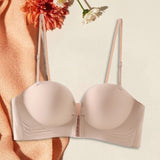Maxbell Front Closure Bra Women Nonslip Wireless Bra for Daily Work Commuting Travel M