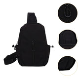 Maxbell Men Crossbody Bag Storage Bag Chest Bag for Backpacking Birthday Gift Hiking