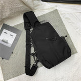 Maxbell Men Crossbody Bag Storage Bag Chest Bag for Backpacking Birthday Gift Hiking