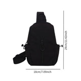 Maxbell Men Crossbody Bag Storage Bag Chest Bag for Backpacking Birthday Gift Hiking