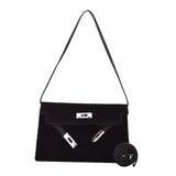 Maxbell Women Shoulder Bag Lightweight Pouch Crossbody Bag for Street Vacation Party Black
