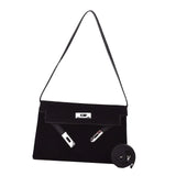 Maxbell Women Shoulder Bag Lightweight Pouch Crossbody Bag for Street Vacation Party Black