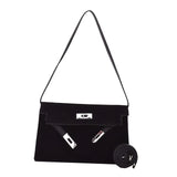 Maxbell Women Shoulder Bag Lightweight Pouch Crossbody Bag for Street Vacation Party Black