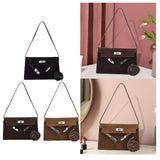 Maxbell Women Shoulder Bag Lightweight Pouch Crossbody Bag for Street Vacation Party Black