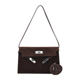 Maxbell Women Shoulder Bag Lightweight Pouch Crossbody Bag for Street Vacation Party Coffee