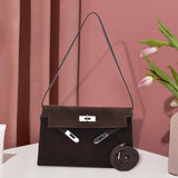 Maxbell Women Shoulder Bag Lightweight Pouch Crossbody Bag for Street Vacation Party Coffee