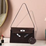 Maxbell Women Shoulder Bag Lightweight Pouch Crossbody Bag for Street Vacation Party Coffee