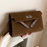 Maxbell Women Shoulder Bag Lightweight Pouch Crossbody Bag for Street Vacation Party Dark Brown