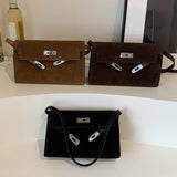 Maxbell Women Shoulder Bag Lightweight Pouch Crossbody Bag for Street Vacation Party Dark Brown