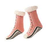 Maxbell Womens Fuzzy Socks Stocking Thermal Floor Socks for Bedroom Living Room Home Pink