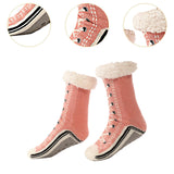 Maxbell Womens Fuzzy Socks Stocking Thermal Floor Socks for Bedroom Living Room Home Pink