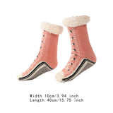 Maxbell Womens Fuzzy Socks Stocking Thermal Floor Socks for Bedroom Living Room Home Pink