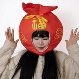 Maxbell Chinese New Year Hat Cosplay Toy for Stage Performance Halloween Fancy Dress