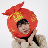 Maxbell Chinese New Year Hat Cosplay Toy for Stage Performance Halloween Fancy Dress