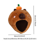 Maxbell Capybara Headgear Hat Cosplay Toy Cap for Birthday Stage Performance Holiday