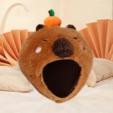 Maxbell Capybara Headgear Hat Cosplay Toy Cap for Birthday Stage Performance Holiday