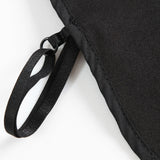 Maxbell Ruffle Fake Collar False Collar for Women Half Top Stylish Detachable Collar Black