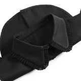 Maxbell Ruffle Fake Collar False Collar for Women Half Top Stylish Detachable Collar Black