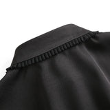 Maxbell Ruffle Fake Collar False Collar for Women Half Top Stylish Detachable Collar Black