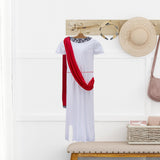 Maxbell Kids Greek Toga Costume with Headband for Masquerade, Festival, Role Playing 110cm