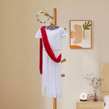 Maxbell Kids Greek Toga Costume with Headband for Masquerade, Festival, Role Playing 120cm