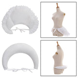Maxbell Skirt Bustle Roll Cosplay Accessory Pannier Victorian Retro Women Bustle Pad WithRuffles35x25x5cm