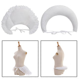 Maxbell Skirt Bustle Roll Cosplay Accessory Pannier Victorian Retro Women Bustle Pad WithRuffles35x25x5cm
