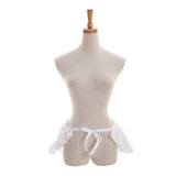 Maxbell Skirt Bustle Roll Cosplay Accessory Pannier Victorian Retro Women Bustle Pad WithRuffles35x25x5cm