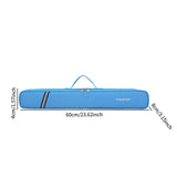 Maxbell Bamboo Flute Bag Oxford Cloth Flute Pouch Trendy Protector Flute Storage Bag Blue
