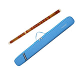 Maxbell Bamboo Flute Bag Oxford Cloth Flute Pouch Trendy Protector Flute Storage Bag Blue
