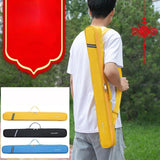 Maxbell Bamboo Flute Bag Oxford Cloth Flute Pouch Trendy Protector Flute Storage Bag Yellow