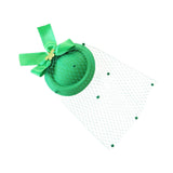 Maxbell Irish Festival Mini Party Fascinator Hat Hair Clips Barrettes Decor Headwear Bow Decor
