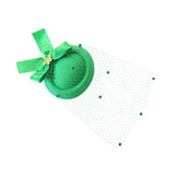 Maxbell Irish Festival Mini Party Fascinator Hat Hair Clips Barrettes Decor Headwear Bow Decor
