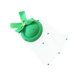 Maxbell Irish Festival Mini Party Fascinator Hat Hair Clips Barrettes Decor Headwear Bow Decor