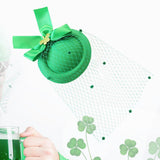 Maxbell Irish Festival Mini Party Fascinator Hat Hair Clips Barrettes Decor Headwear Bow Decor